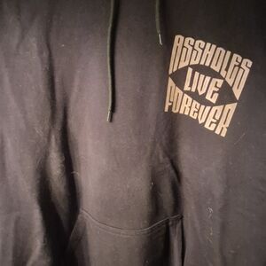 Black Graphic Hoodie